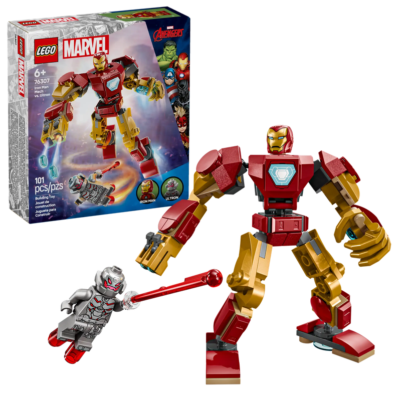Product image: Lego marvel 76307 iron man mech vs. Ultron, , medium-null