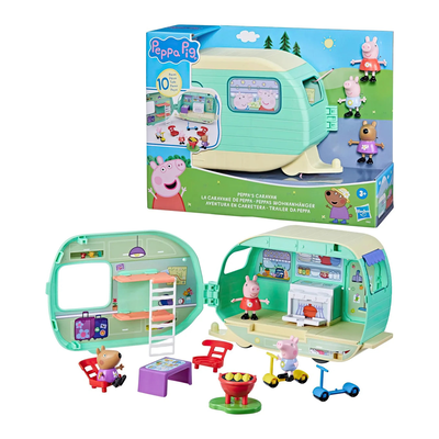 Peppa pig peppa's caravan trailer playset