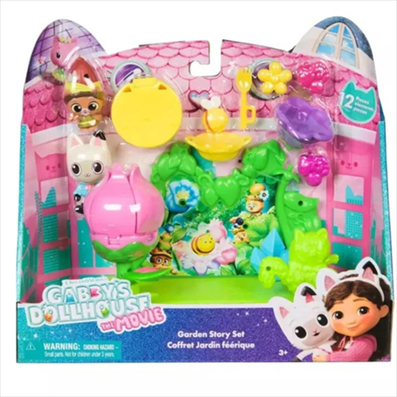 Spin master gabbys dollhouse movie : garden story set 6074117, , medium-null