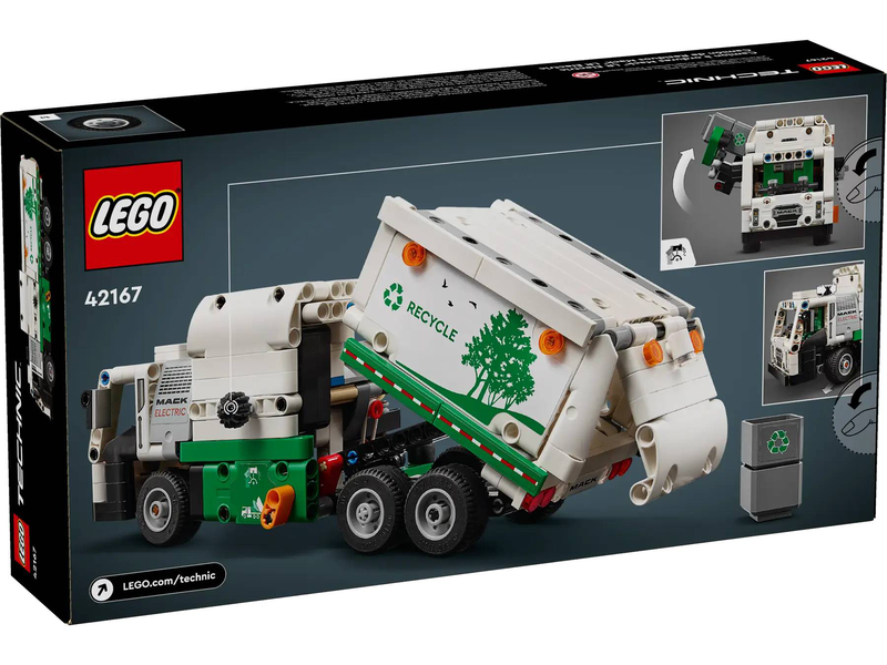 Product image: Lego technic 42167 mack® lr electric garbage truck, , medium-null
