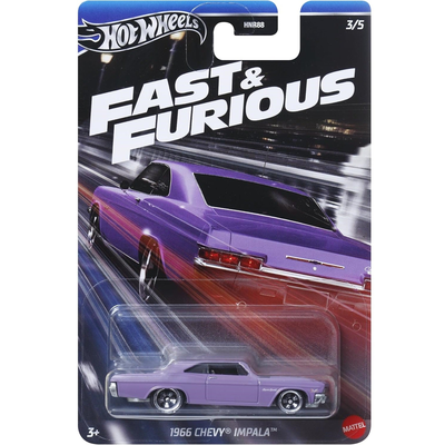 Hot wheels 1:64 1966 chevy impala – fast & furious 8 dominic toretto hrw53 hnr88 die-cast model, , medium