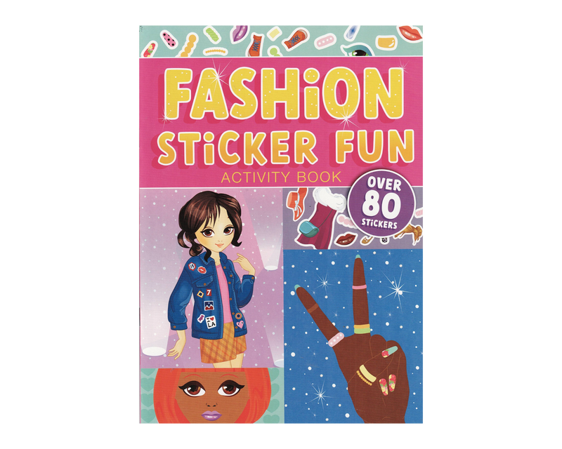 Fashion sticker fun activity book: unleash your inner fashionista, , medium-null