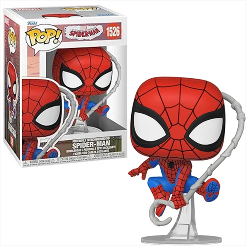 Funko pop! Marvel: friendly neighborhood spider-man - spider-manfinal suit #1526 vinyl figure, , medium-null