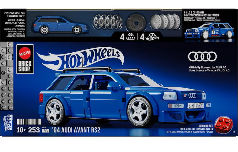 Hot wheels brick shop 94 audi avant rs2 253pcs 10y+ (jgr28), , medium-null