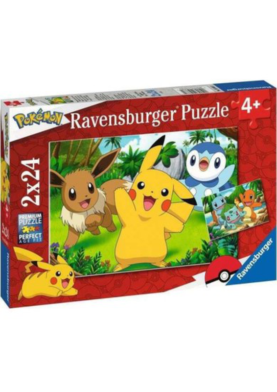Ravensburger &pi;&alpha;&zeta;&lambda; pokemon (2x24 &tau;&epsilon;&mu;&alpha;&chi;&iota;&alpha;) 05668, , medium-null