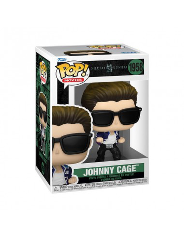 Pop funko! Movies: mortal kombat johnny cage figure, , medium-null