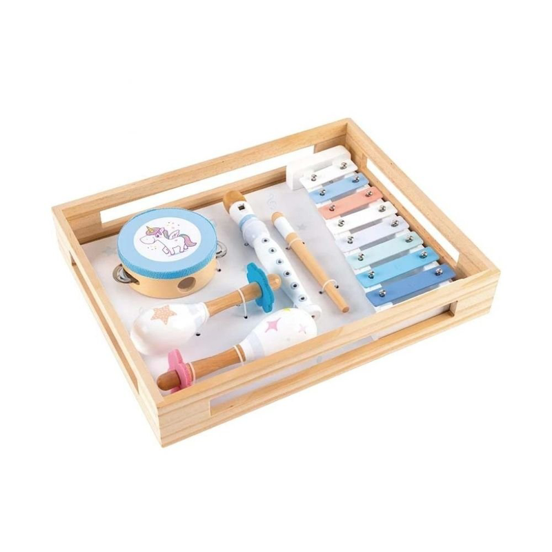 Product image: Phoohi ξύλινο μουσικό σετ, μαγευτική εισαγωγή στον κόσμο των ήχων & των ρυθμών!, , medium-null