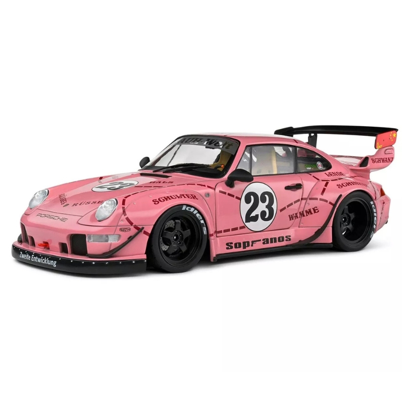Solido 1/18 2020 porsche 911 993 rwb *pink pig* #23, pink, , medium-null