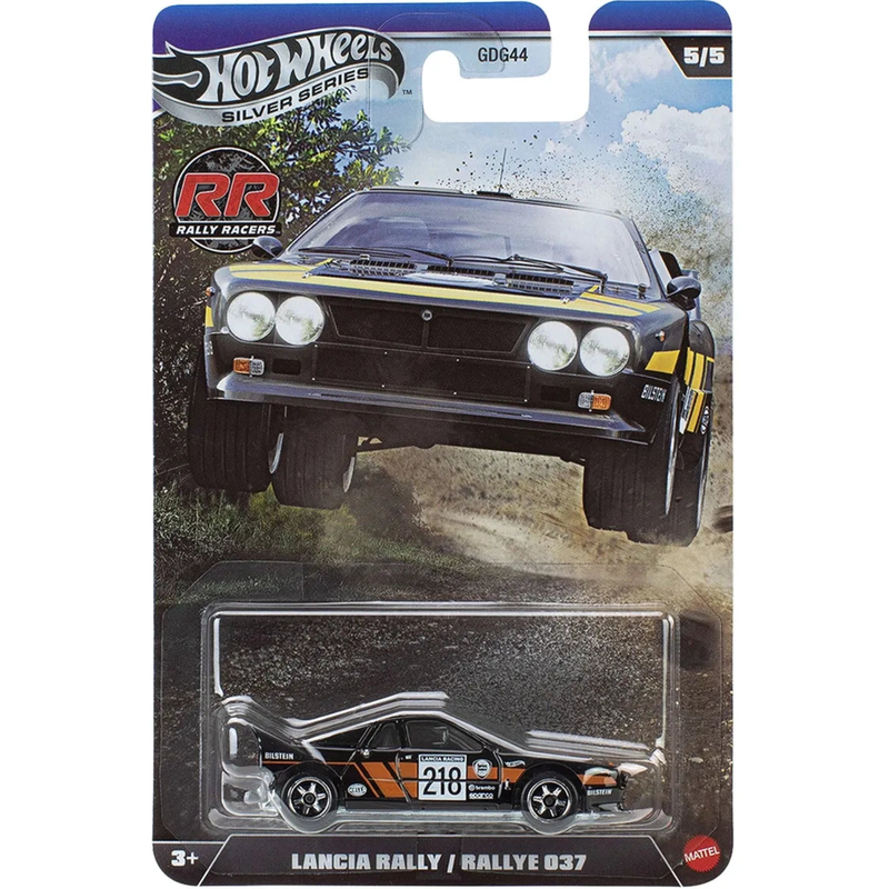 Hot wheels 1:64 lancia rally rallye 037 &ndash; silver series rr rally racers jnf48 jlt21, , medium-null