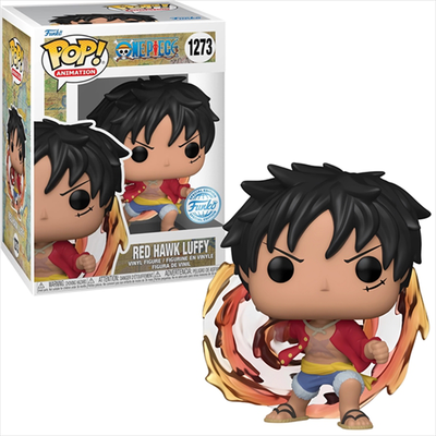 Funko pop! Animation: one piece - red hawk luffy special edition #1273 vinyl figure, , medium