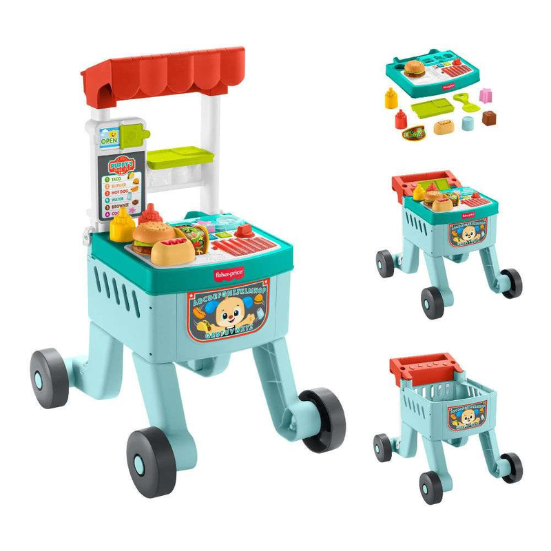 Fisher-price laugh & learn 4-in-1 snack cart walker, , medium-null