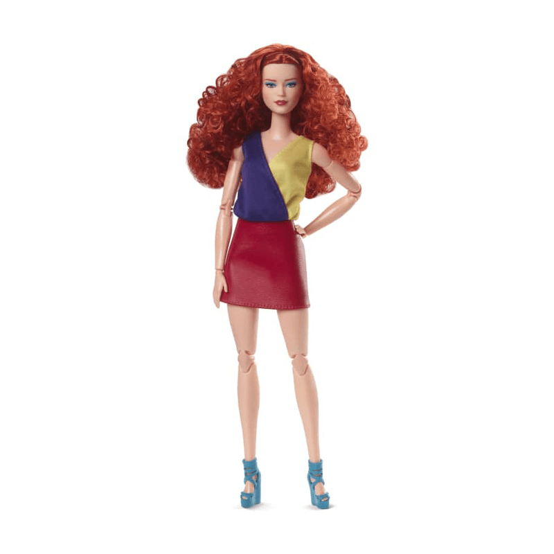 Barbie looks doll, curly red hair, , medium-null