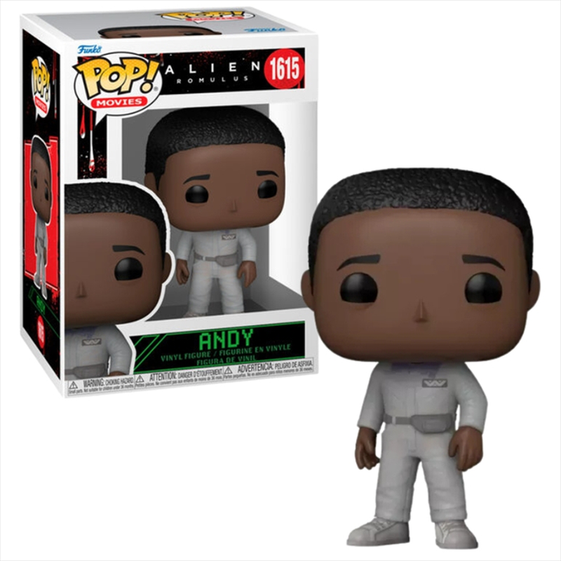 Funko pop! Movies: alien romulus - andy #1615 vinyl figure, , medium-null