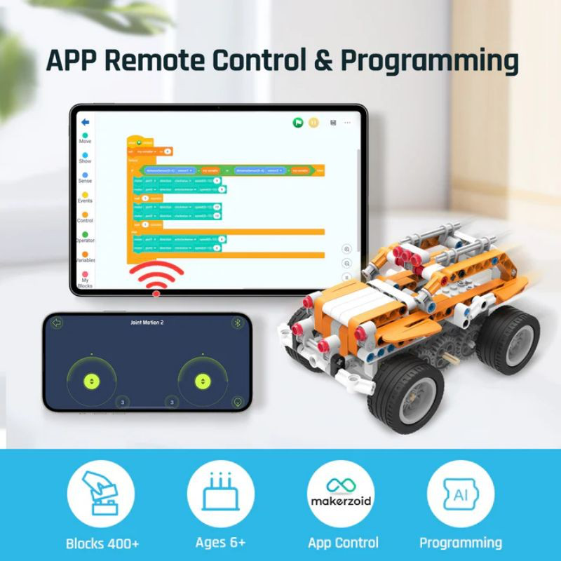 Superbot: 26-in-1 programmable stem robot kit, , medium-null