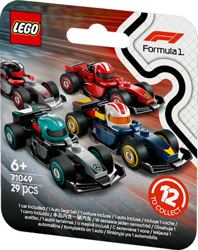 Lego f1&reg; collectible race cars 71049 for ages 6+ 29pcs, , medium-null