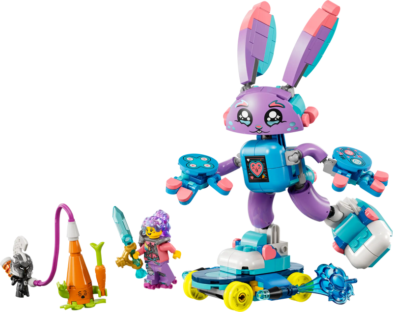 Lego dreamzzz 71490 izzie and bunchurro the gaming bunny, , medium-null