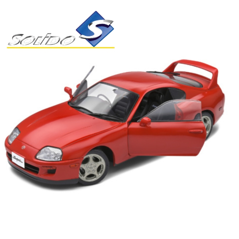 Solido - 1/18 - toyota - supra mkiv a80 coupe 1993 - red, , medium-null