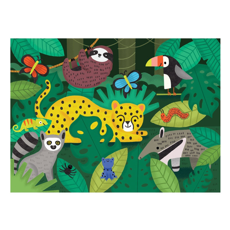 Fuzzy puzzle - rainforest, , medium-null