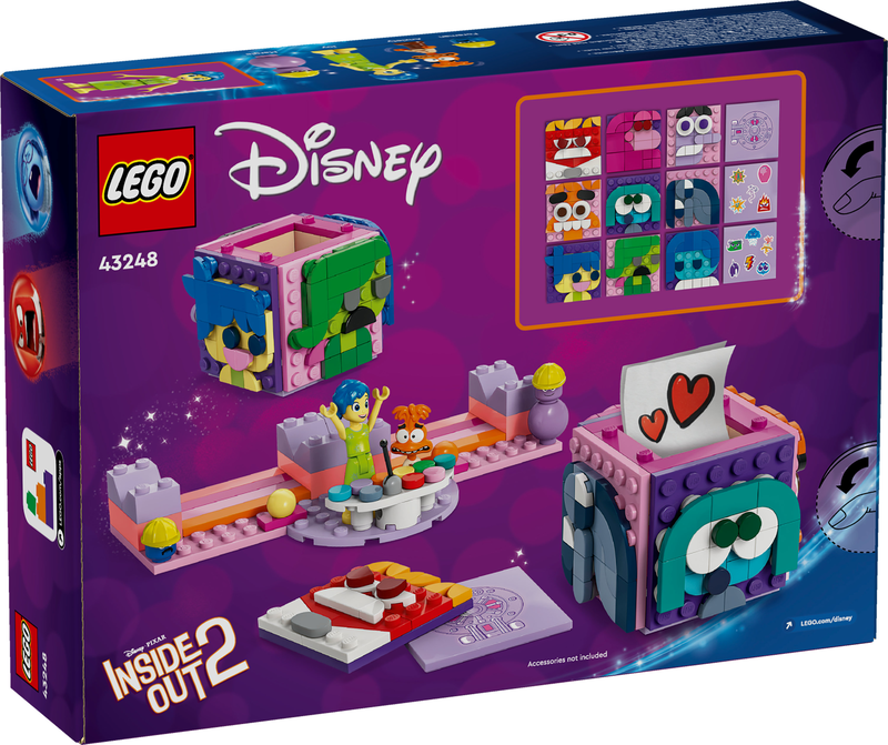 Lego disney inside out 2 mood cubes 43248 for ages 9+ 394pcs, , medium-null