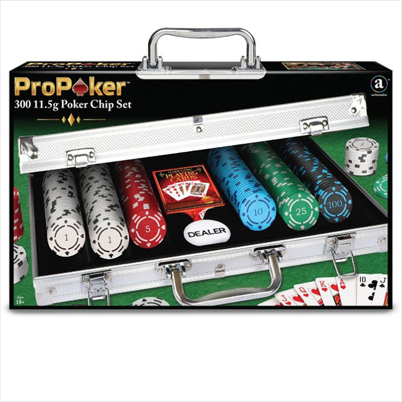 Mam pro poker texas holdem chips set 300pcs pro03352sp4, , medium-null