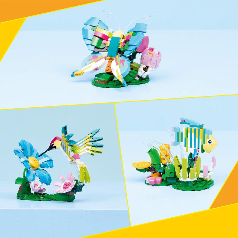 Lego creator 3-in-1 wild animals: colorful hummingbird, , medium-null