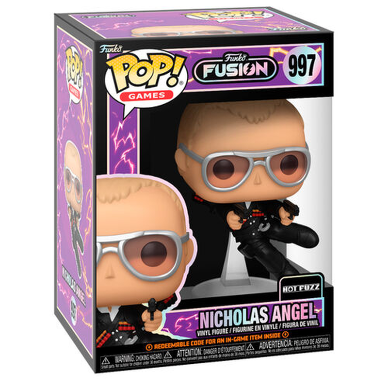 Pop funko! Games: funko fusion hot fuzz nicholas angel figure, , medium-null