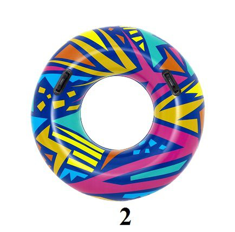 107cm swim ring geometric shape 2asstd - 2-null