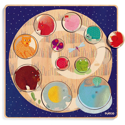 Djeco wooden puzzle - educational ludi & co