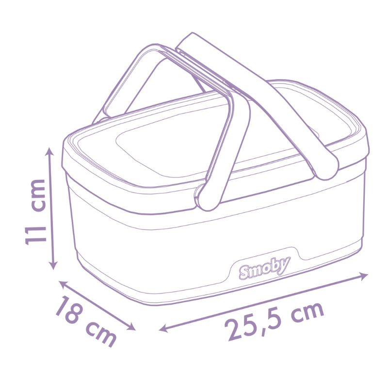 Smoby gabby 2in1 picnic basket 7600312517, , medium-null
