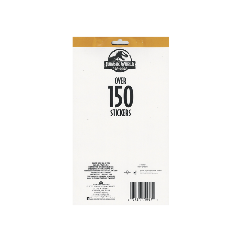 Jurassic world sticker book: unleash the dinosaurs with 150+ stickers across 4 sheets!, , medium image number null