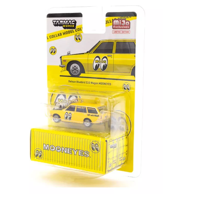 Product image: Tarmac works 1/64 datsun bluebird 510 wagon mooneyes | mijo special edition | global64, , medium-null