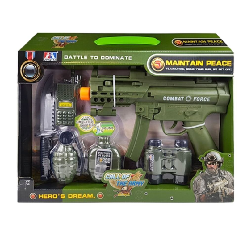 Product image: Battle to dominate – ηλεκτρικό όπλο παιχνίδι για μικρούς στρατιώτες, , medium-null