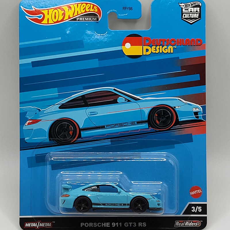 Hotwheels | real riders | deutschland design | porsche 911 gt3 rs, , medium image number null