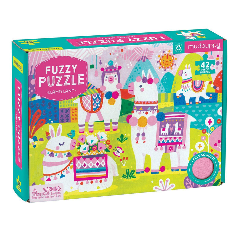Fuzzy puzzle - llama land, , medium-null