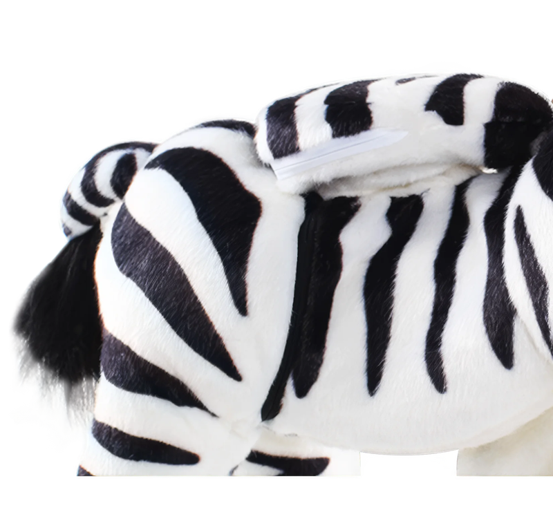 Ponycycle mechanically walking ride-on - zebra - age 3-5 years, , medium-null