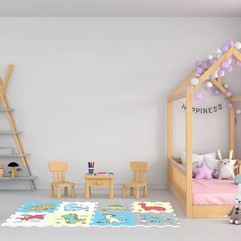 Product image: Παιδικό παζλ χαλάκι δαπέδου δεινόσαυρος 8 τεμαχίων 30x30cm, , medium-null