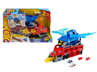 Hot wheels city ultimate dual dragon transporter (jbm72) 4y+, , medium