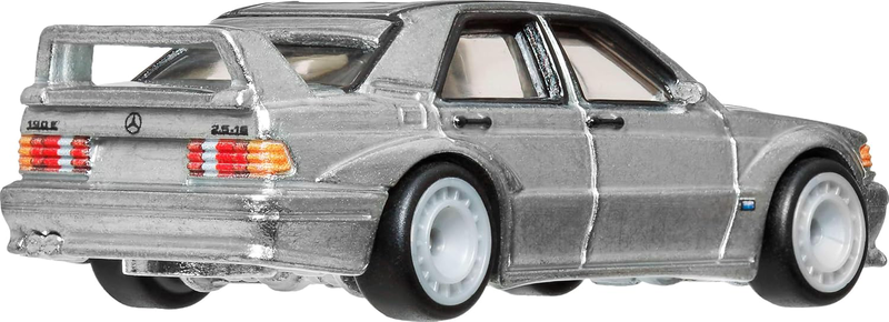 Mattel hot wheels premium car culture: modern classics - 1990 mercedes-benz 190 e 2.5-16 evo ii, sil, , medium image number null