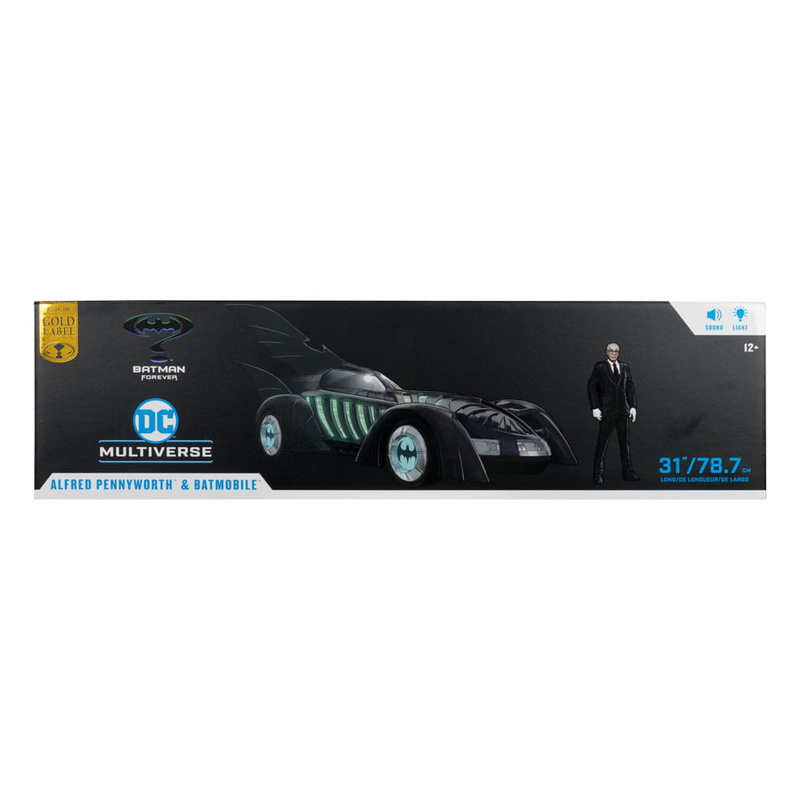 Product image: Batman forever dc multiverse action figure with vehicle alfred pennyworth & batmobile (gold label) 79 cm, , medium-null