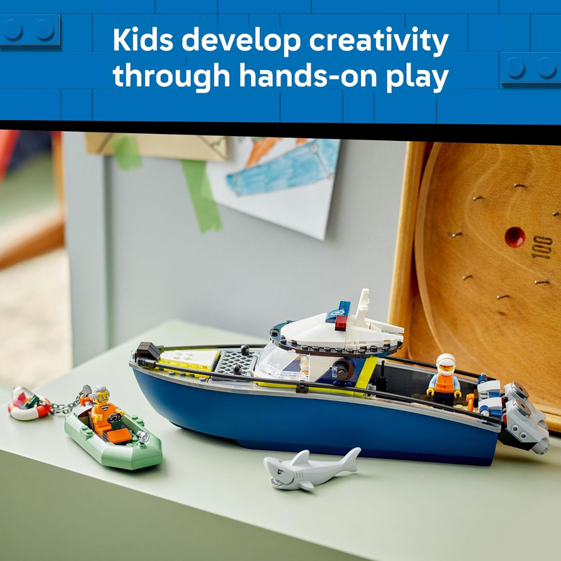 Product image: Lego city police boat chase, , medium-null