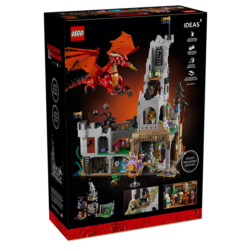 Lego ideas 21348 dungeons & dragons: red dragon's tale, , medium-null