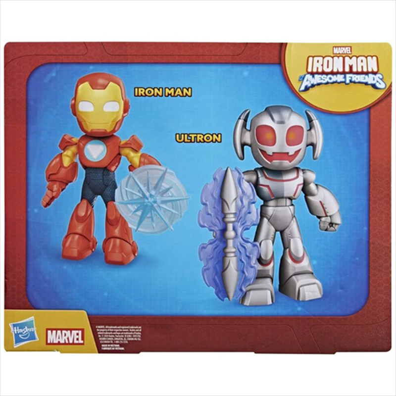 Marvel iron man and his awesome friends supersized iron man g1995 g1995, , medium-null