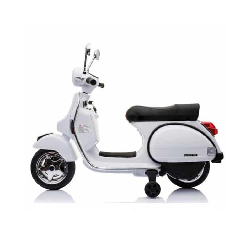 Vespa 12v ride on children’s electric bike white, , medium-null