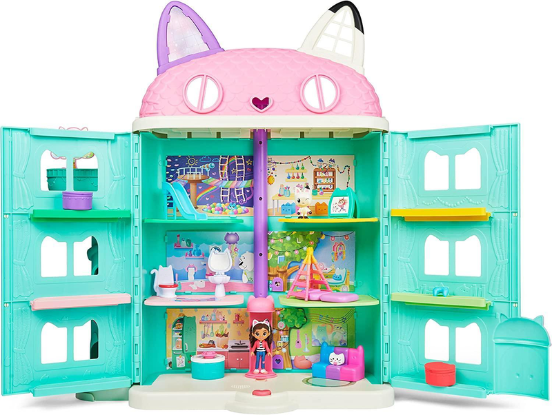 Product image: Gabby's dollhouse gabby's purrfect dollhouse playset, , medium-null