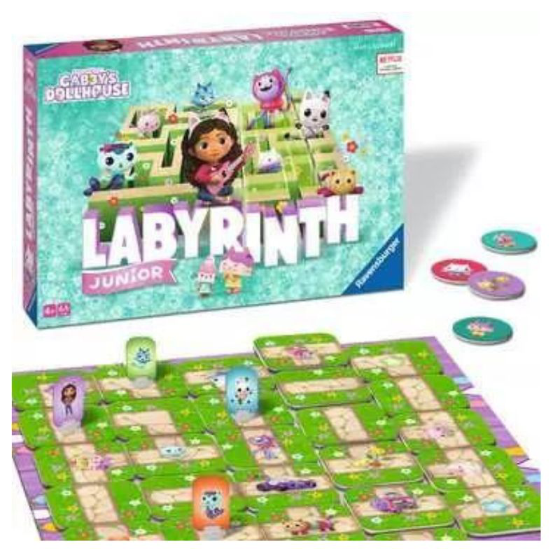Ravensburger labyrinth game jr gabbys house 22868, , medium-null