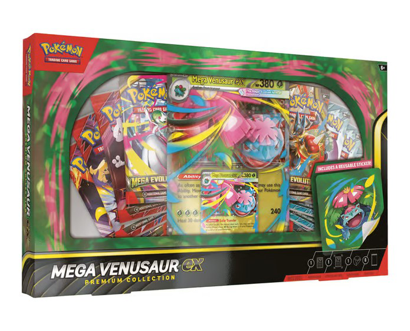 Pokemon tcg mega venusaur ex premium collection, , medium-null
