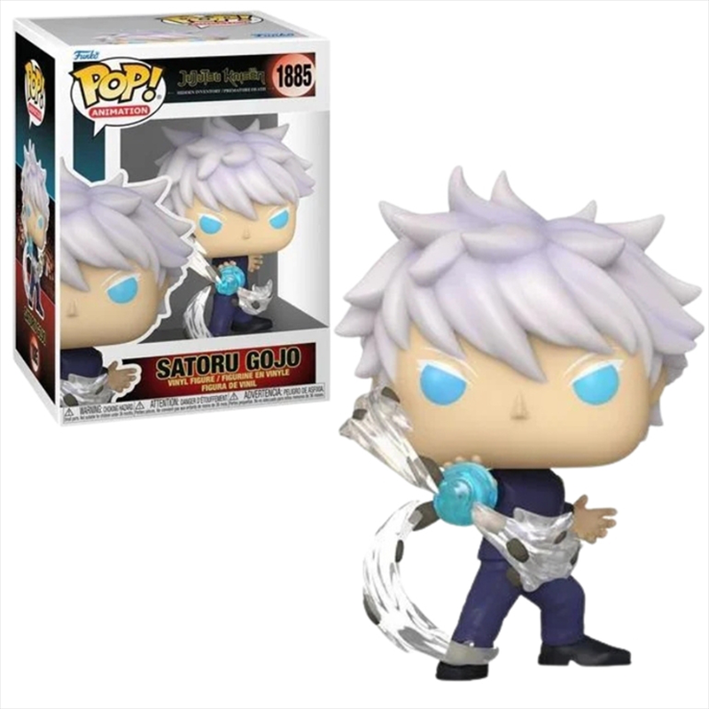 Funko pop! Animation: jujutsu kaisen - gojo hidden inventory #1885 vinyl figure, , medium-null