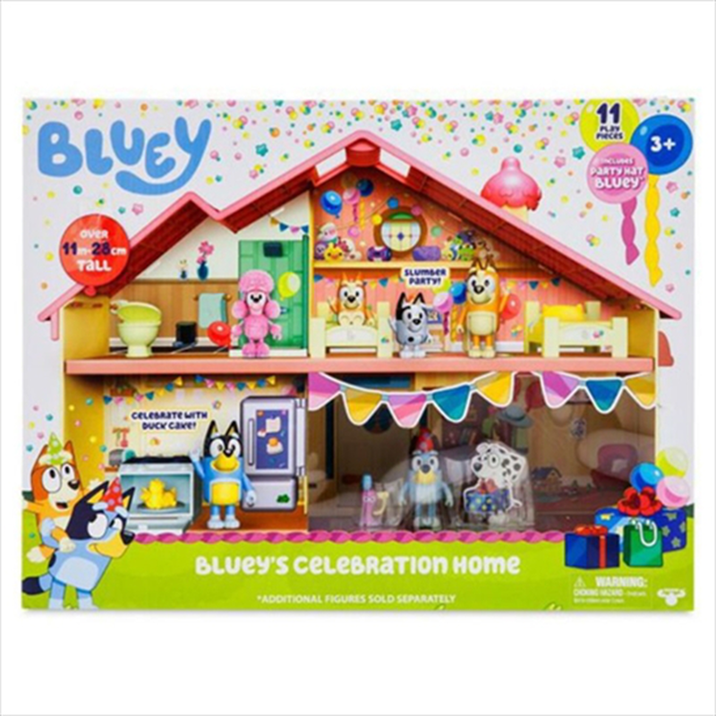 Bluey celebration home playset 17669, , medium-null