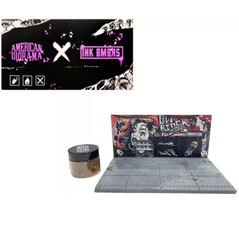 Mini gt 1/64 2024 art la lowrider *diorama street*, , medium-null