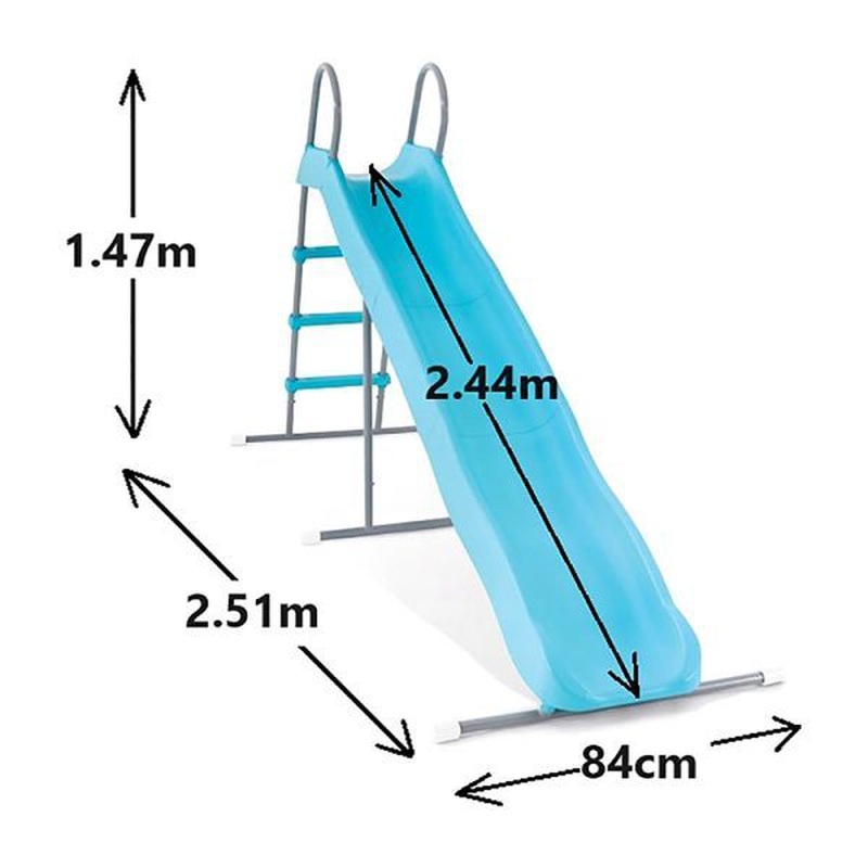 8' freestanding slide, , medium-null